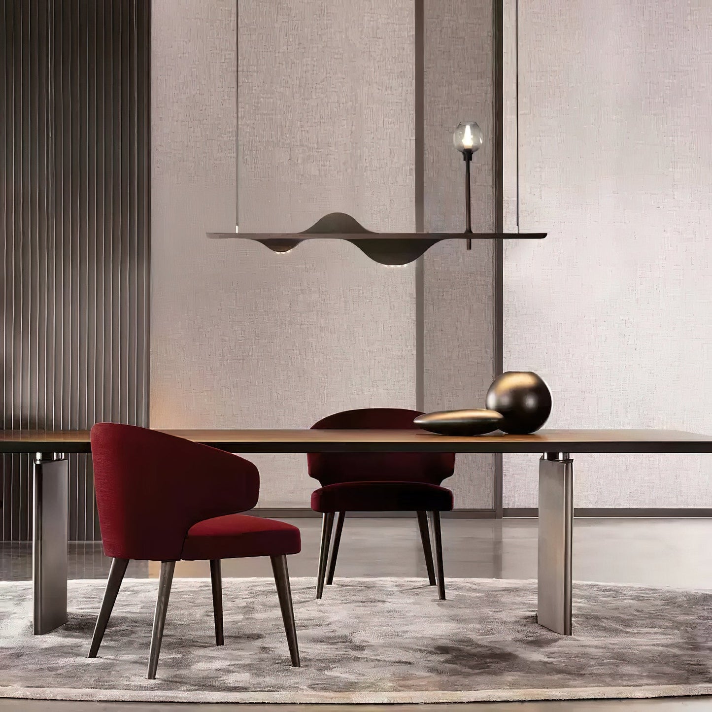 Tsunami Wave Chandelier - Elegant Design with Adjustable Brightness