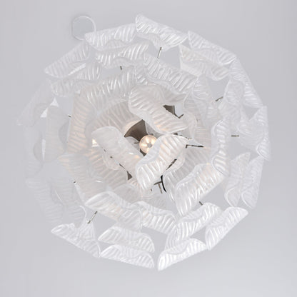 Tuliva Modern Glass Chandelier - Elegant Design, Adjustable Height
