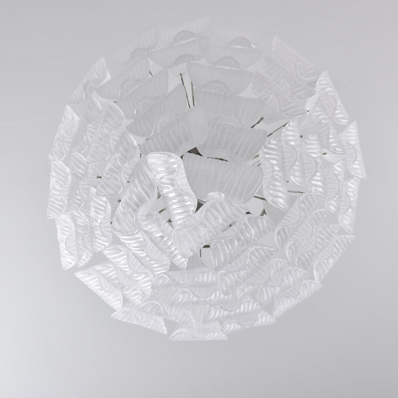 Tuliva Modern Glass Chandelier - Elegant Design, Adjustable Height