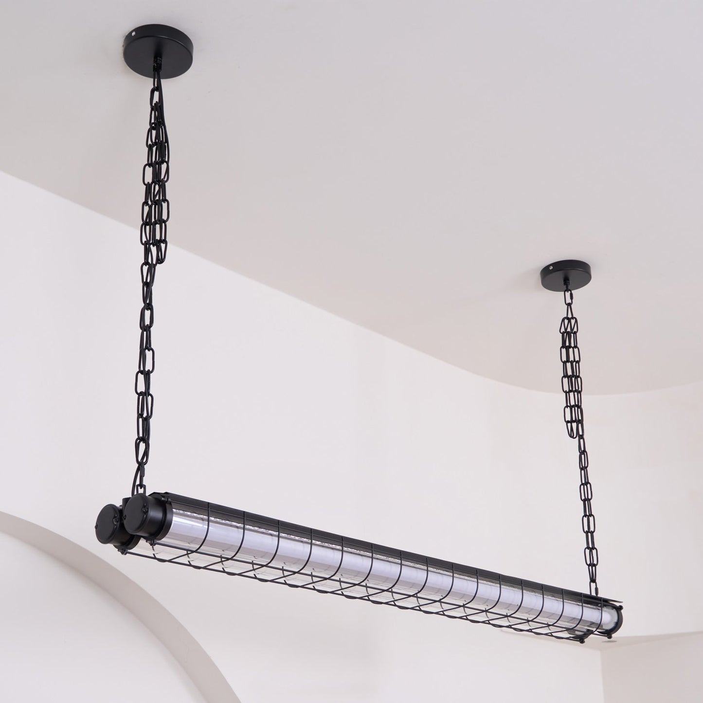 Artisan Glass Linearity Chandelier - Elegant Design with Dimmable LED