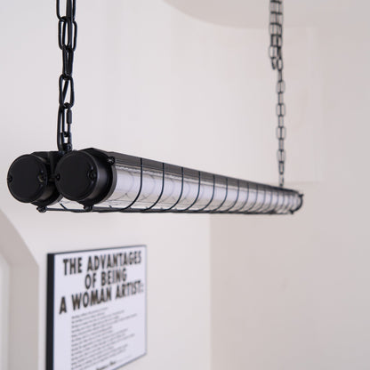 Artisan Glass Linearity Chandelier - Elegant Design with Dimmable LED