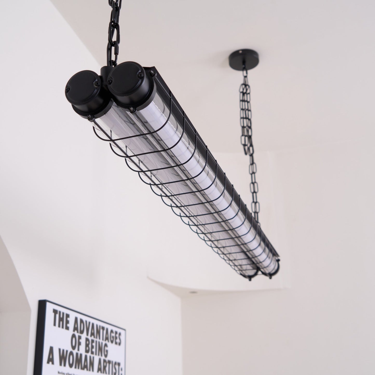 Artisan Glass Linearity Chandelier - Elegant Design with Dimmable LED