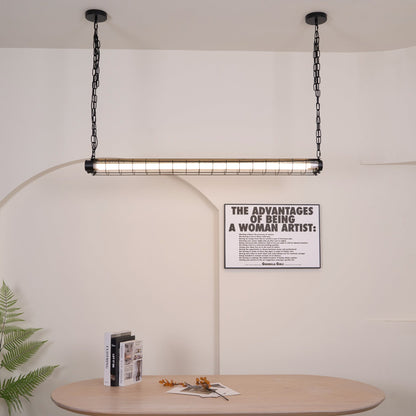 Artisan Glass Linearity Chandelier - Elegant Design with Dimmable LED