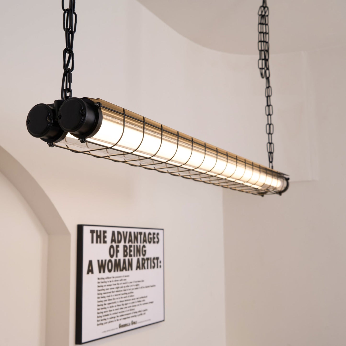 Artisan Glass Linearity Chandelier - Elegant Design with Dimmable LED