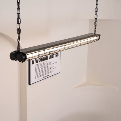 Artisan Glass Linearity Chandelier - Elegant Design with Dimmable LED