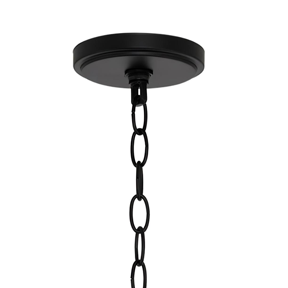 Elegant Tiered Crystal Chandelier with Adjustable Height & LED Lights