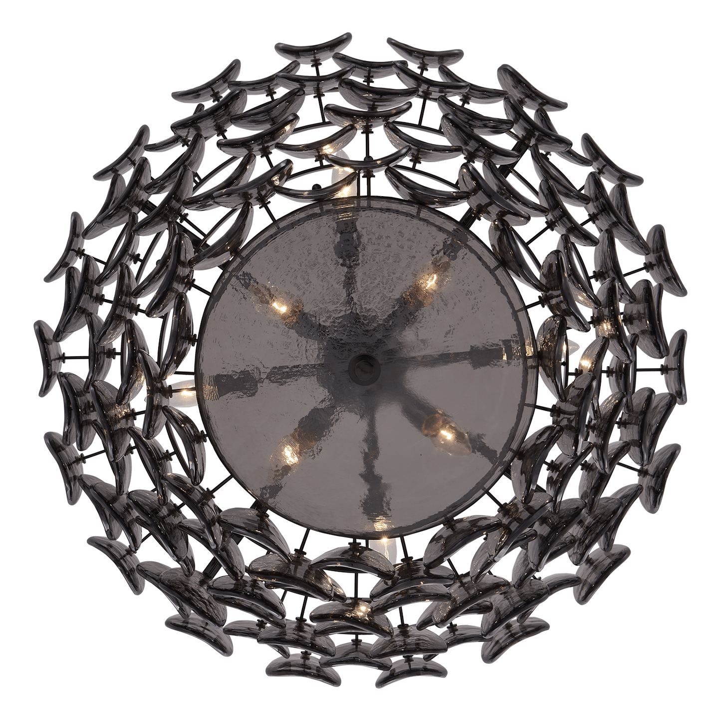 Uroko Chandelier - Elegant LED Lighting with Adjustable Brightness
