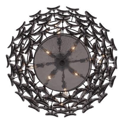 Uroko Chandelier - Elegant LED Lighting with Adjustable Brightness