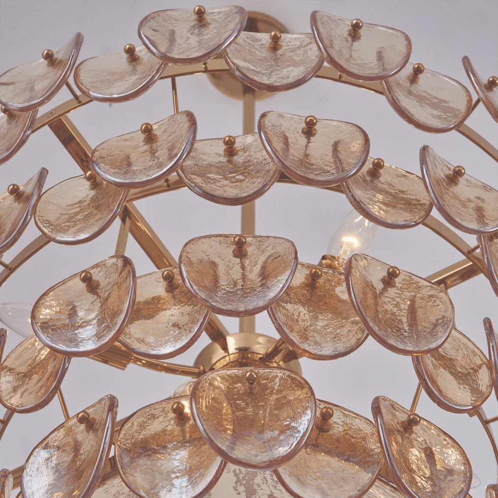 Uroko Chandelier - Elegant LED Lighting with Adjustable Brightness