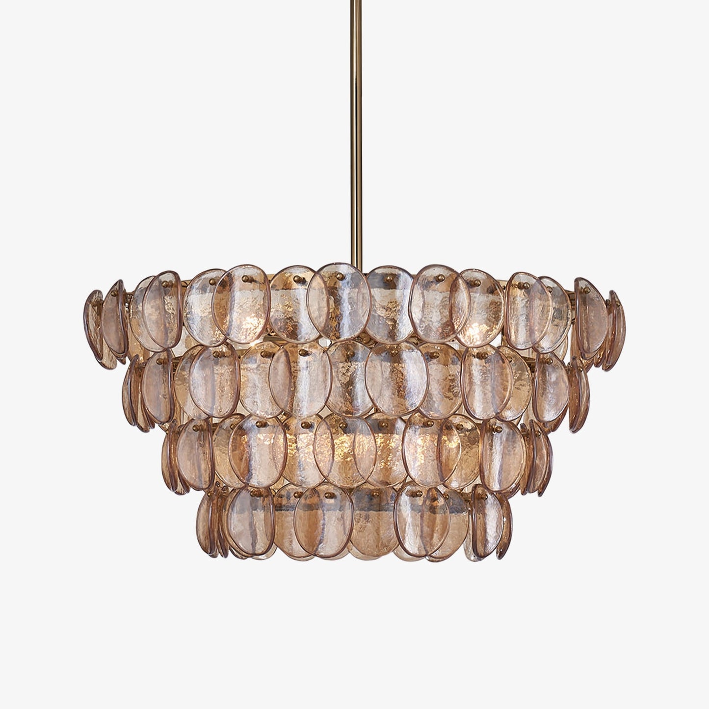 Uroko Chandelier - Elegant LED Lighting with Adjustable Brightness