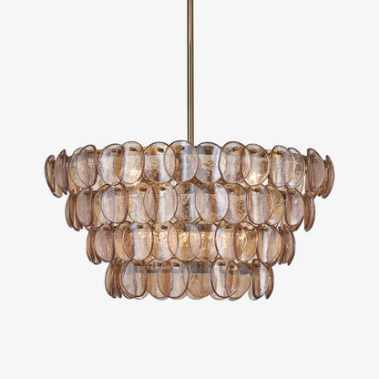 Uroko Chandelier - Elegant LED Lighting with Adjustable Brightness