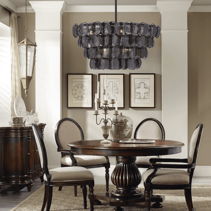 Uroko Chandelier - Elegant LED Lighting with Adjustable Brightness