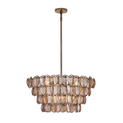 Uroko Chandelier - Elegant LED Lighting with Adjustable Brightness