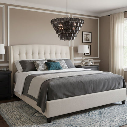 Uroko Large Chandelier - Elegant Design with Adjustable Height & LED C