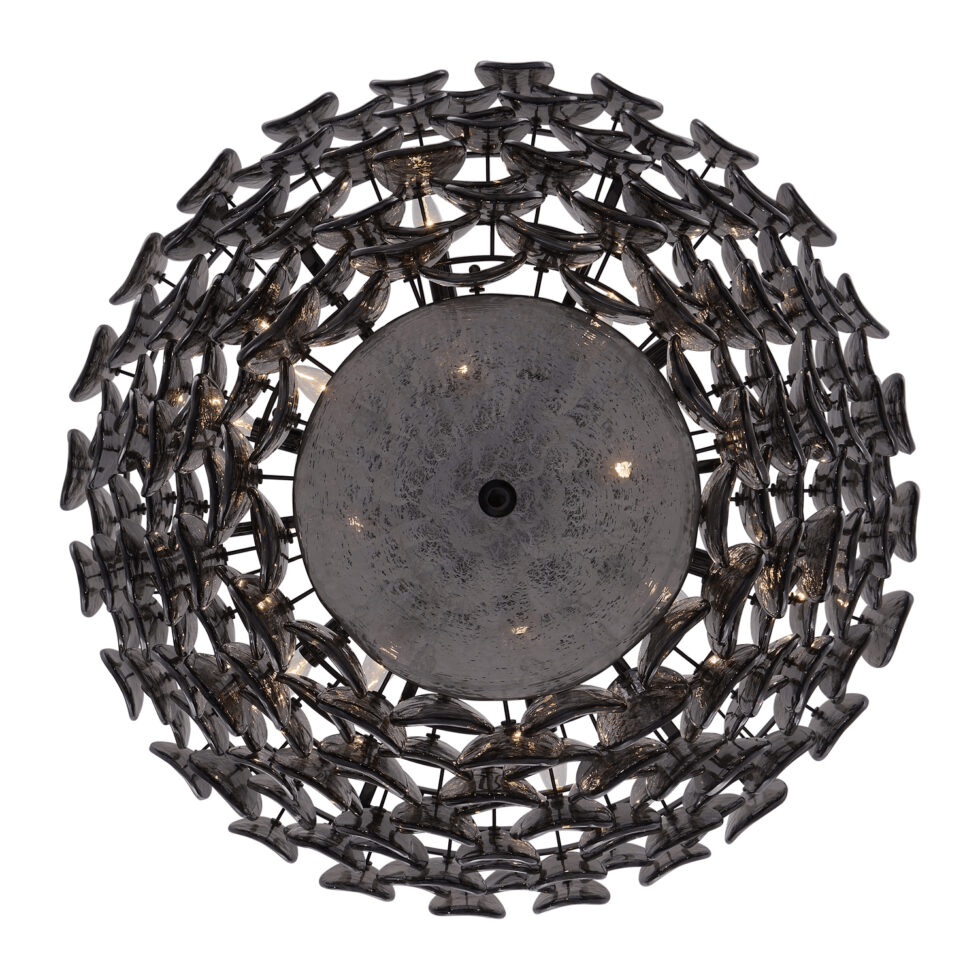 Uroko Large Chandelier - Elegant Design with Adjustable Height & LED C