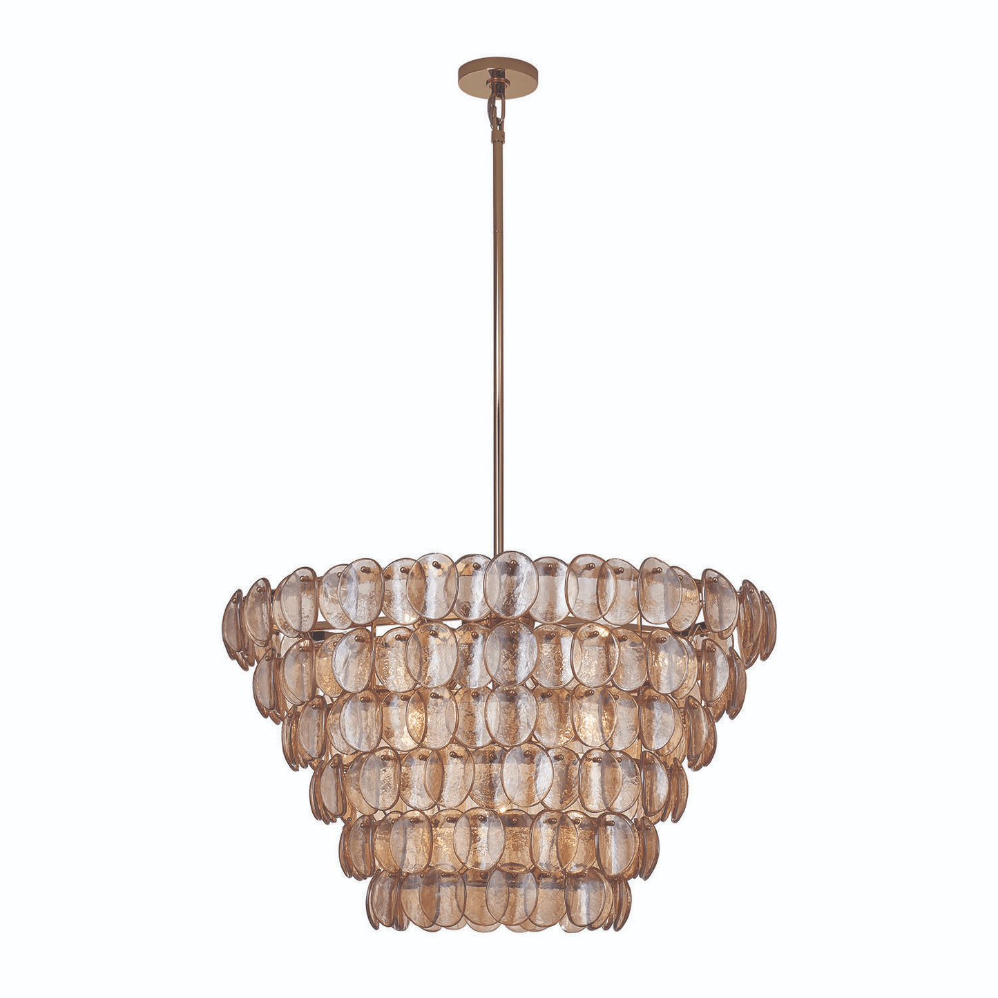 Uroko Large Chandelier - Elegant Design with Adjustable Height & LED C
