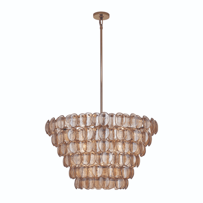 Uroko Large Chandelier - Elegant Design with Adjustable Height & LED C