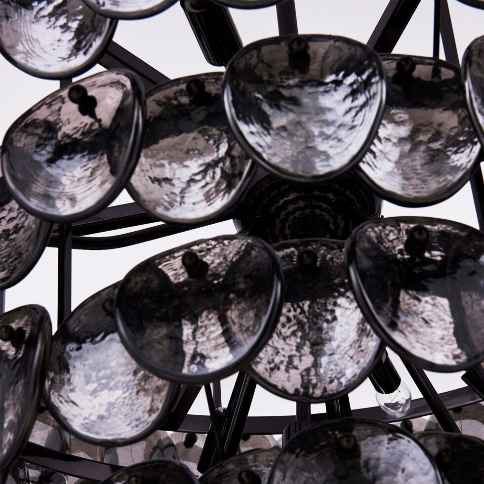 Uroko Large Chandelier - Elegant Design with Adjustable Height & LED C