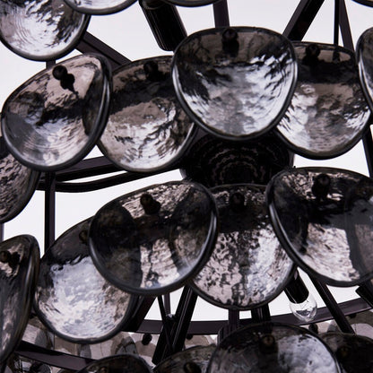 Uroko Large Chandelier - Elegant Design with Adjustable Height & LED C