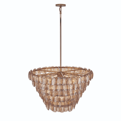 Uroko Large Chandelier - Elegant Design with Adjustable Height & LED C