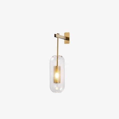 Vadim Glass Wall Lamp - Elegant Design with Adjustable Brightness