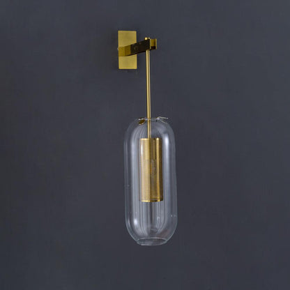 Vadim Glass Wall Lamp - Elegant Design with Adjustable Brightness