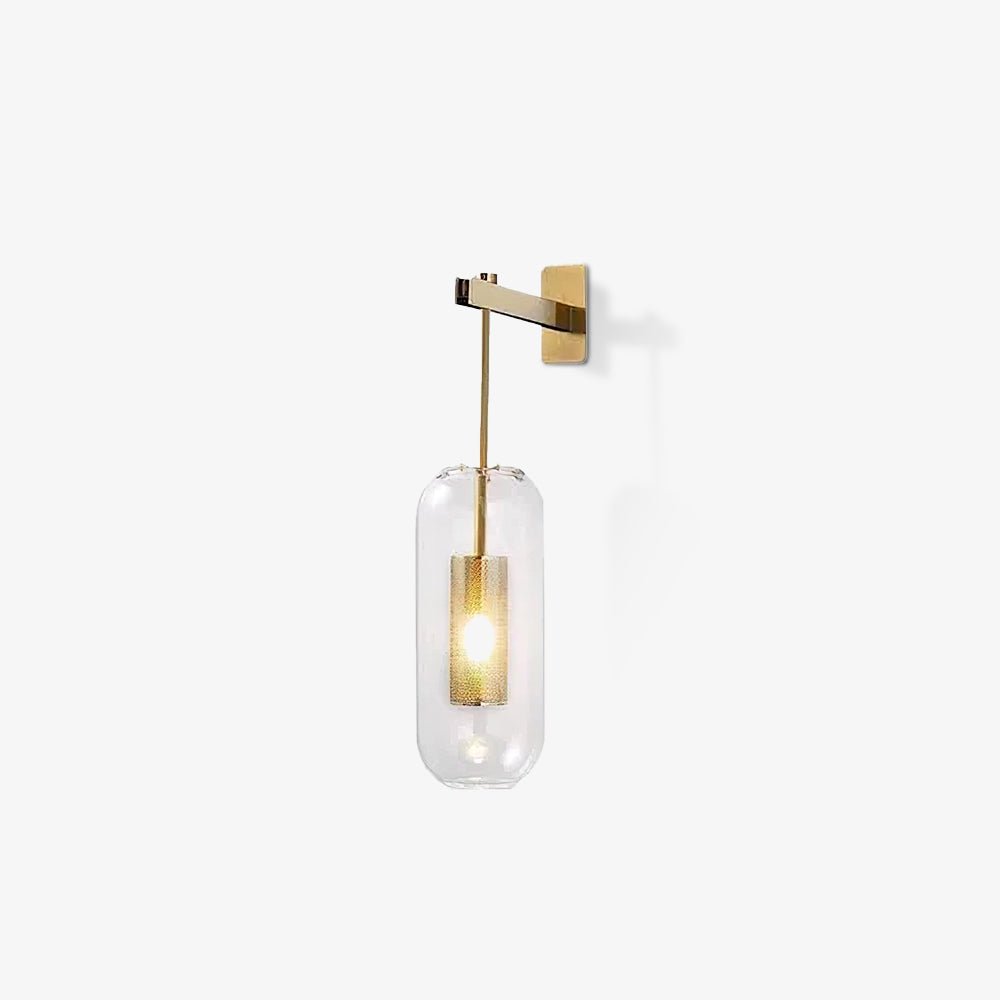 Vadim Glass Wall Lamp - Elegant Design with Adjustable Brightness