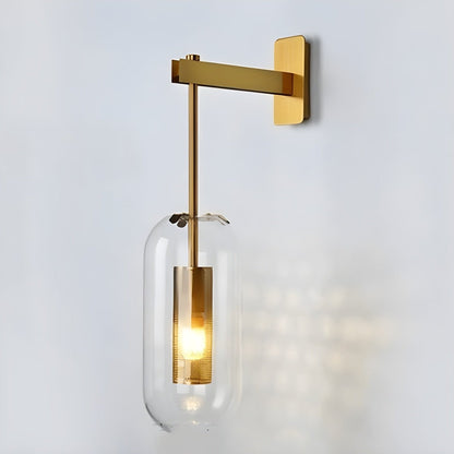Vadim Glass Wall Lamp - Elegant Design with Adjustable Brightness
