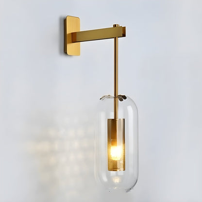 Vadim Glass Wall Lamp - Elegant Design with Adjustable Brightness