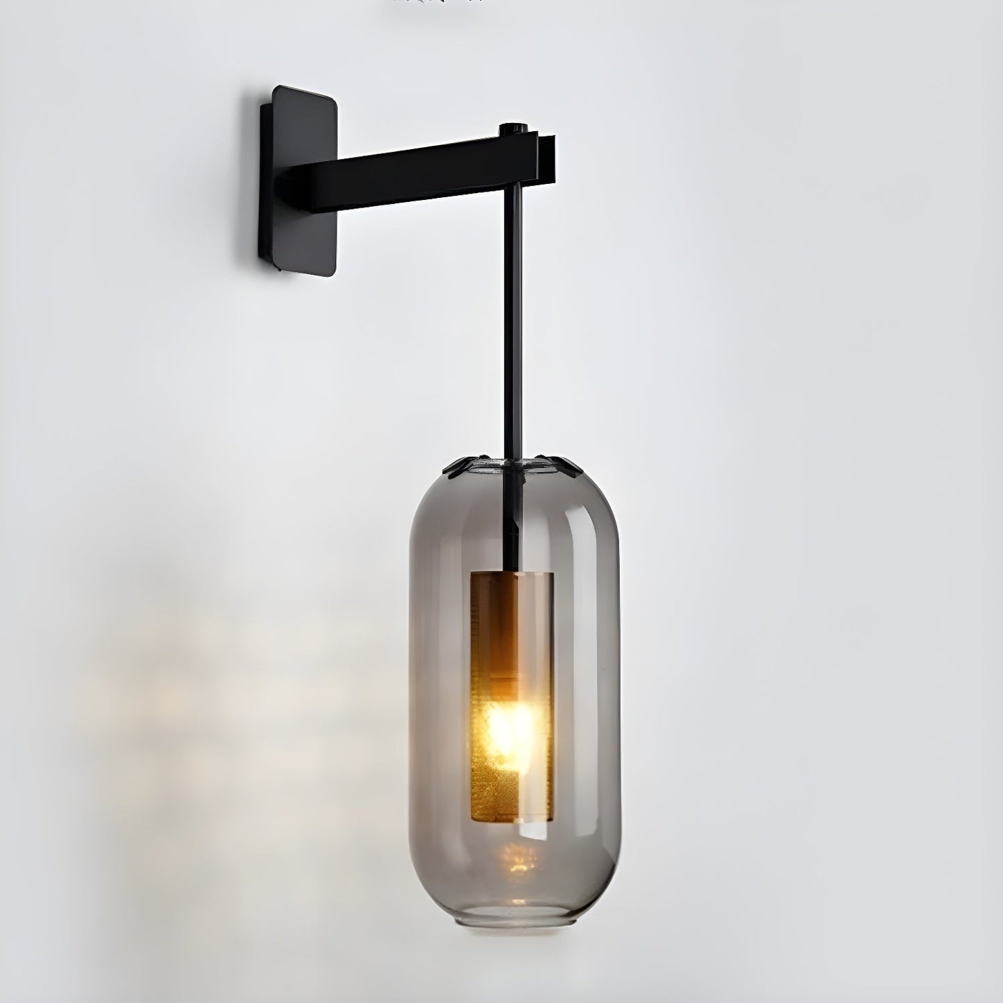 Vadim Glass Wall Lamp - Elegant Design with Adjustable Brightness