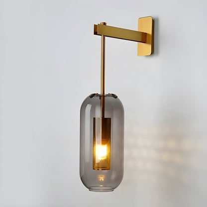 Vadim Glass Wall Lamp - Elegant Design with Adjustable Brightness