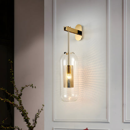Vadim Glass Wall Lamp - Elegant Design with Adjustable Brightness
