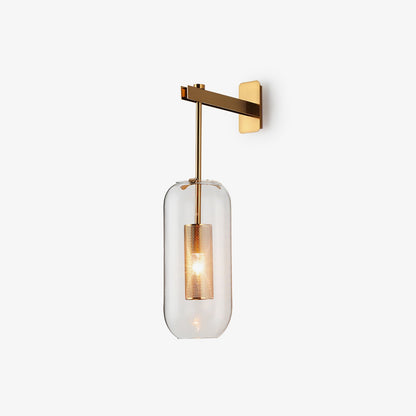 Vadim Glass Wall Lamp - Elegant Design with Adjustable Brightness