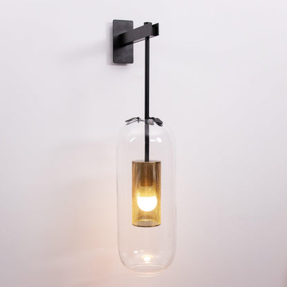 Vadim Glass Wall Lamp - Elegant Design with Adjustable Brightness