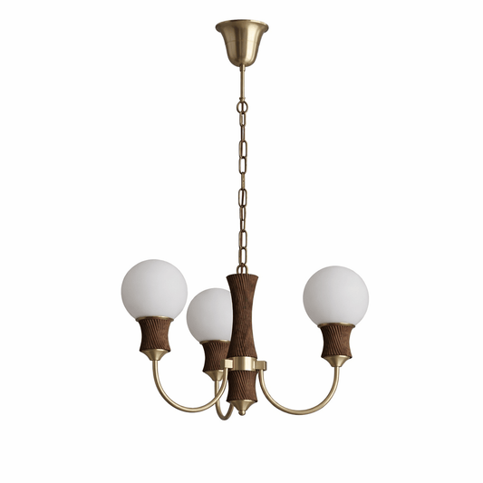 Valdora Globe Chandelier - Elegant Design with Adjustable Height & LED