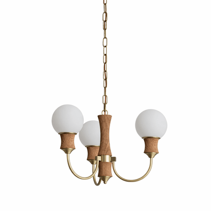 Valdora Globe Chandelier - Elegant Design with Adjustable Height & LED