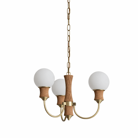 Valdora Globe Chandelier - Elegant Design with Adjustable Height & LED