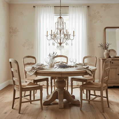 Valentina Chandelier - Elegant Design with Adjustable Height & LED Lig