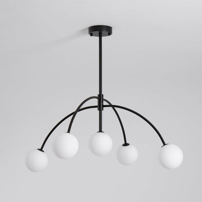 Valentina Arc Chandelier - Modern Design with Adjustable Lighting & En