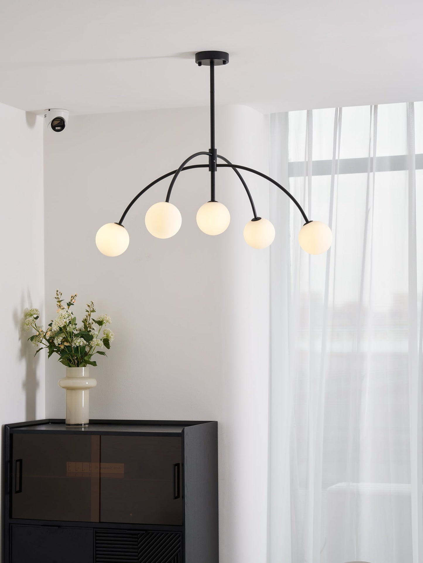 Valentina Arc Chandelier - Modern Design with Adjustable Lighting & En