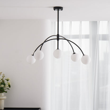 Valentina Arc Chandelier - Modern Design with Adjustable Lighting & En