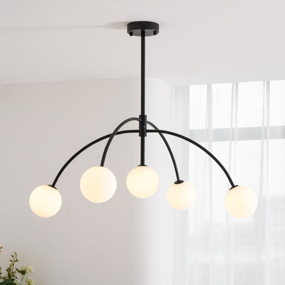 Valentina Arc Chandelier - Modern Design with Adjustable Lighting & En