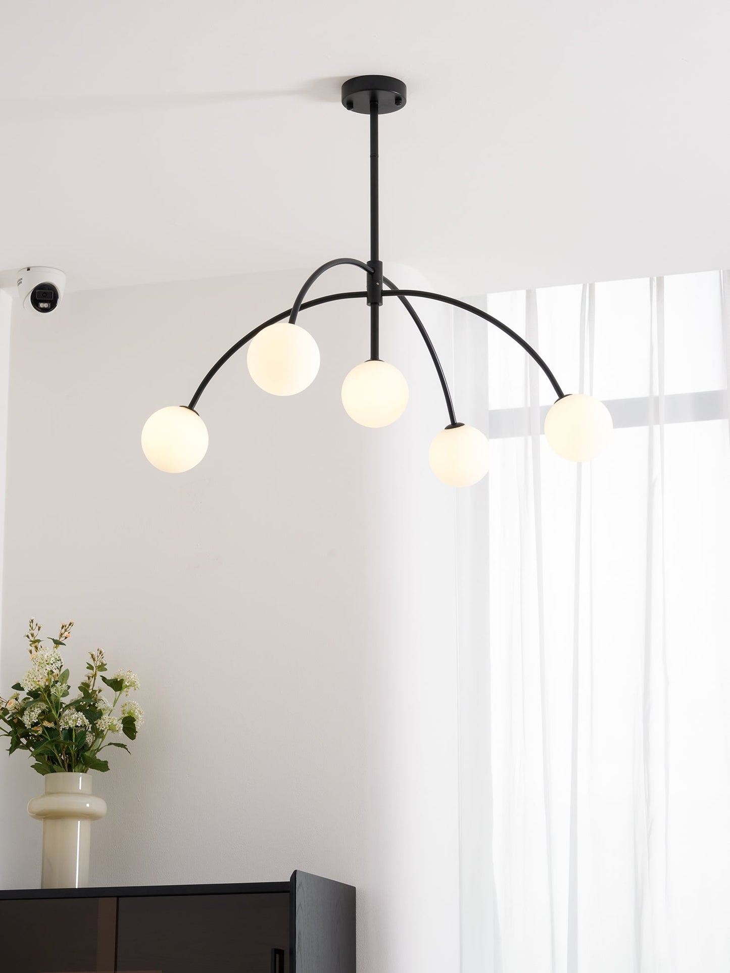 Valentina Arc Chandelier - Modern Design with Adjustable Lighting & En