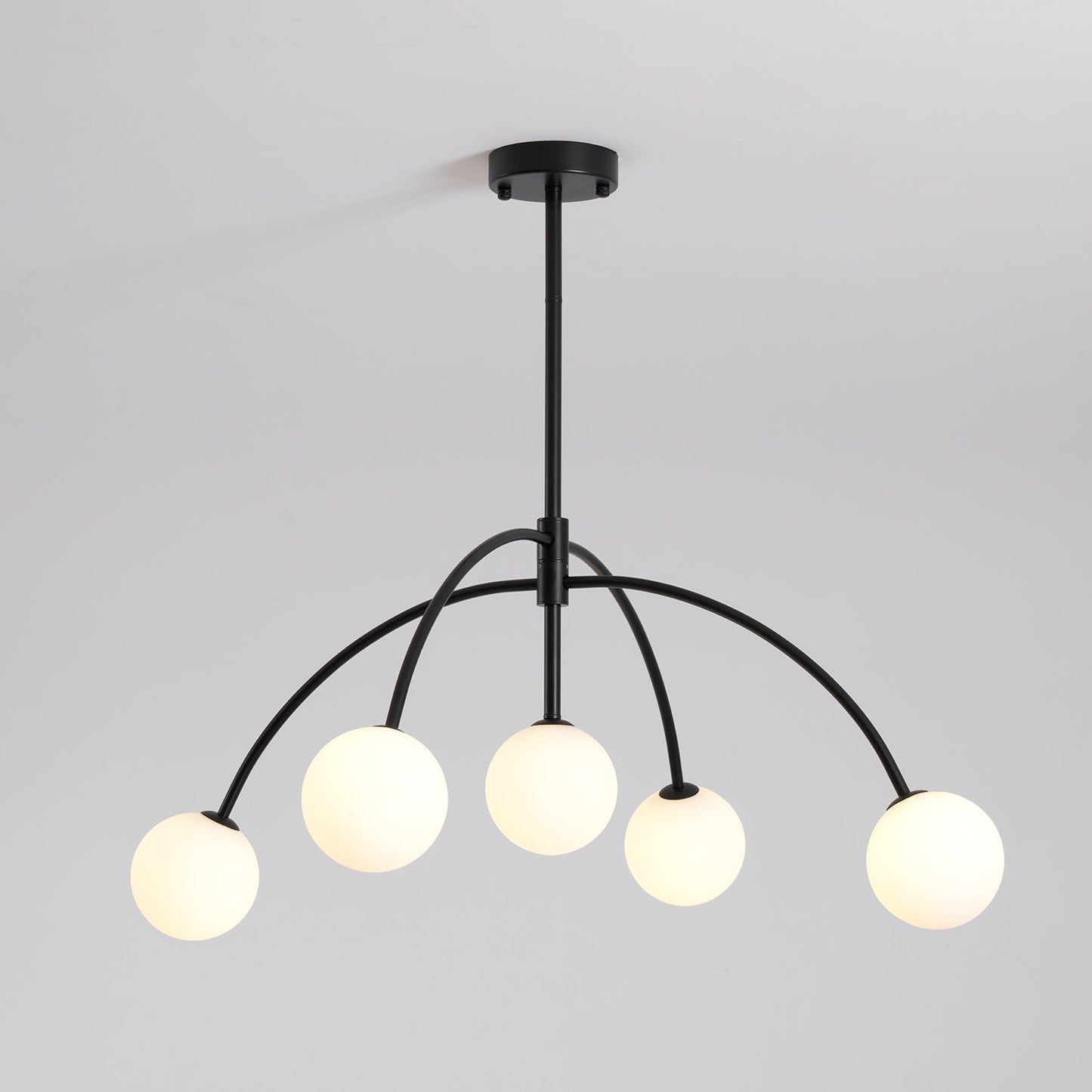 Valentina Arc Chandelier - Modern Design with Adjustable Lighting & En