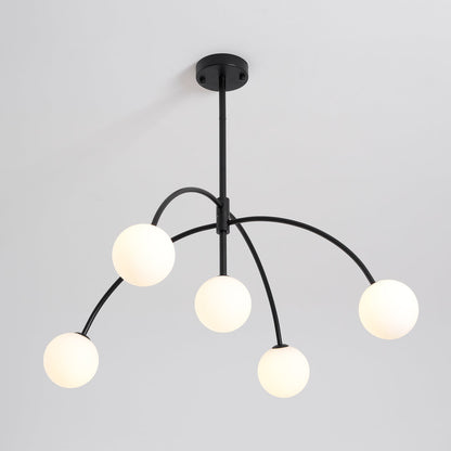Valentina Arc Chandelier - Modern Design with Adjustable Lighting & En