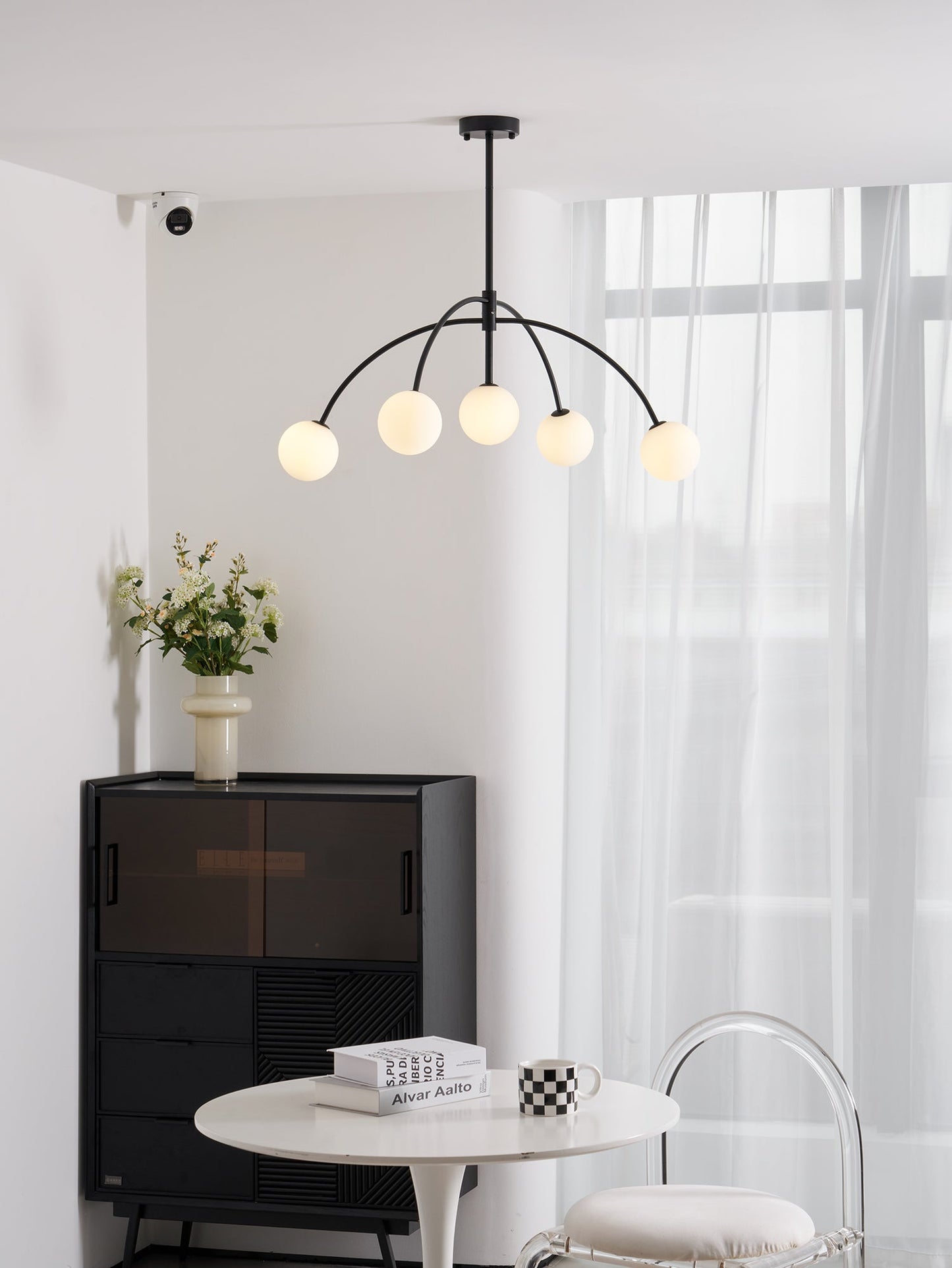 Valentina Arc Chandelier - Modern Design with Adjustable Lighting & En