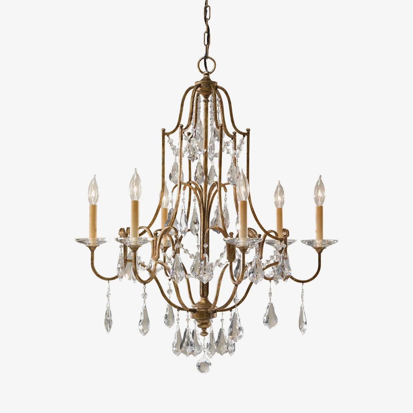 Valentina Chandelier - Elegant Design with Adjustable Height & LED Lig