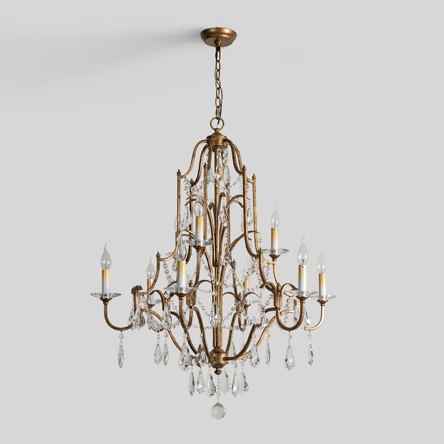 Valentina Chandelier - Elegant Design with Adjustable Height & LED Lig