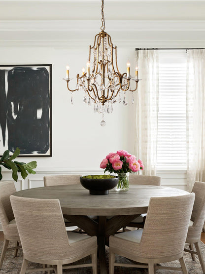 Valentina Chandelier - Elegant Design with Adjustable Height & LED Lig
