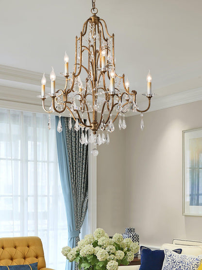 Valentina Chandelier - Elegant Design with Adjustable Height & LED Lig